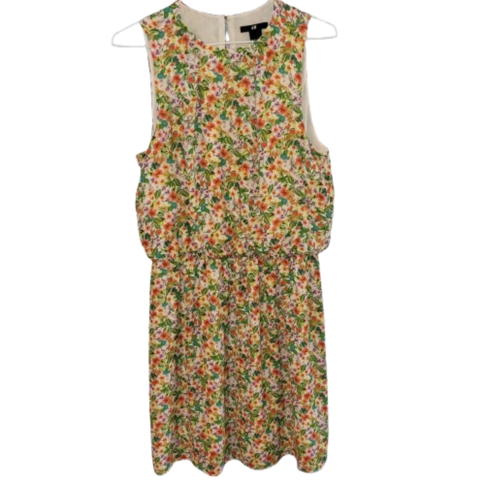 H & M floral sleeveless dress
